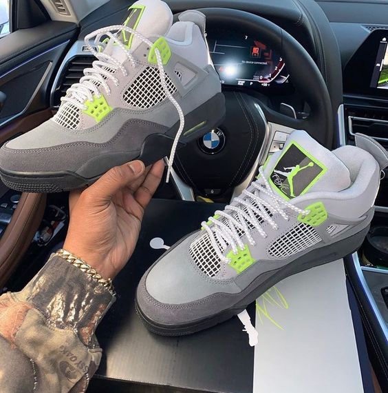 jordan 4s lime green